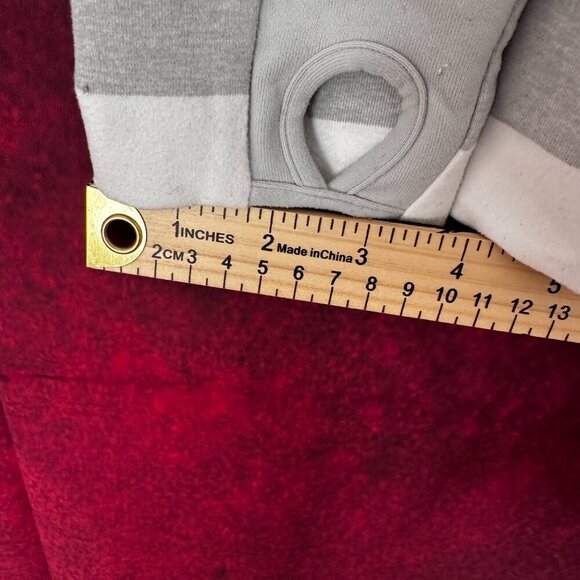 LULULEMON ATHLETICA WOMENS STRIDE HIGH NECK JACKET WHITE GRAY STRIPES, 6 - Picture 12 of 16